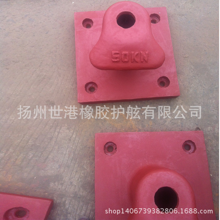 50KN方底系船柱预埋件 船头码头铸钢双柱系船柱 栓船墩 系缆桩