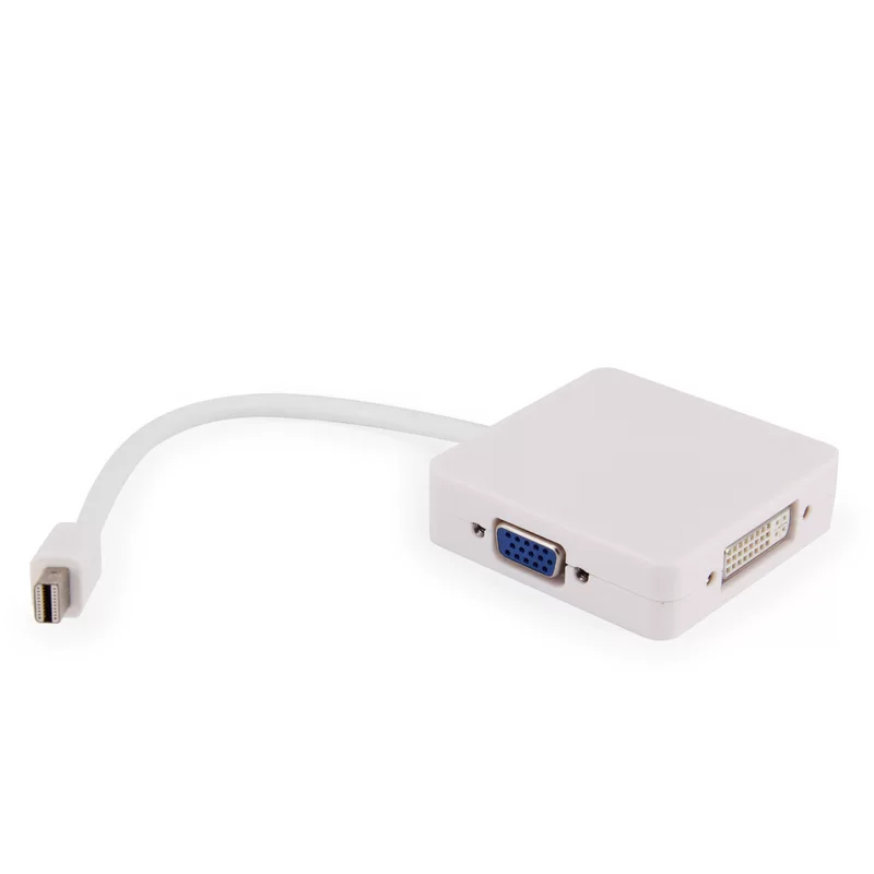 Кабель преобразователь Mini DP в VGA, мини DP в HDMI DVI VGA три в одном