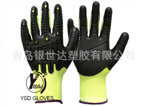 注塑手套 TPE注塑劳保手套 厂家直销