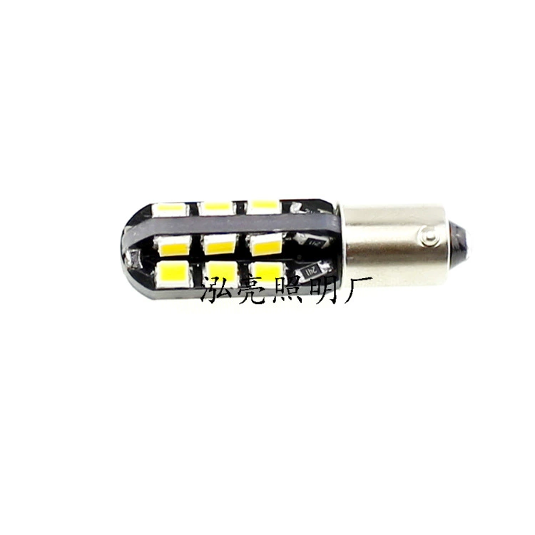 Автомобильный светодиодный светильник T4W BA9S 24SMD 2835SMD теплый белый индикатор ширины свет номерного знака дальнего света