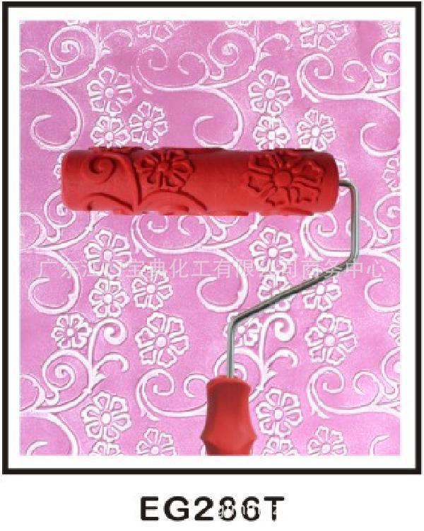 工厂源头批发橡胶滚花压花质感滚筒墙艺涂料肌理漆涂装漆工具滚筒