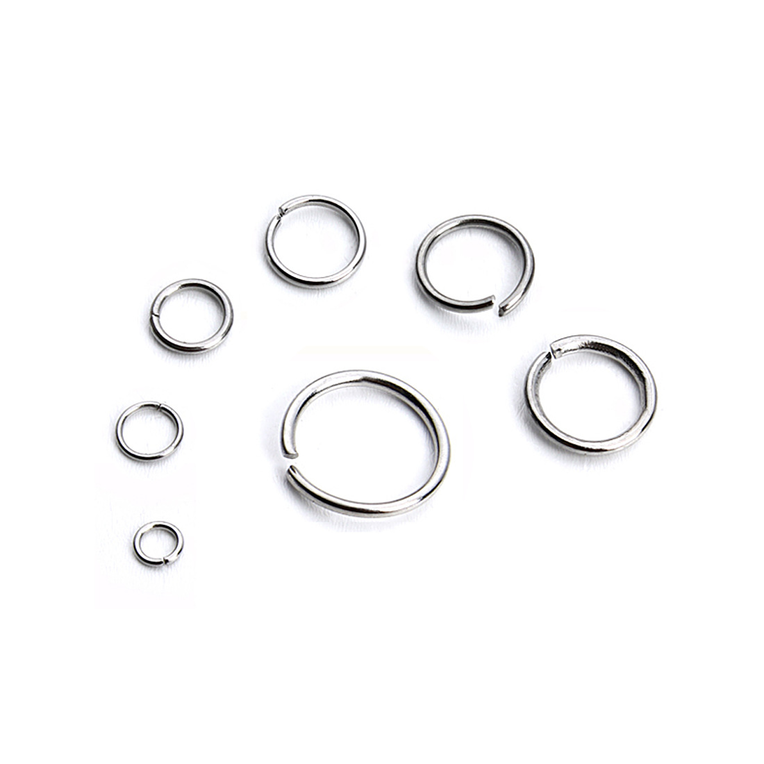 Stainless Steel Circle Simple Style display picture 2