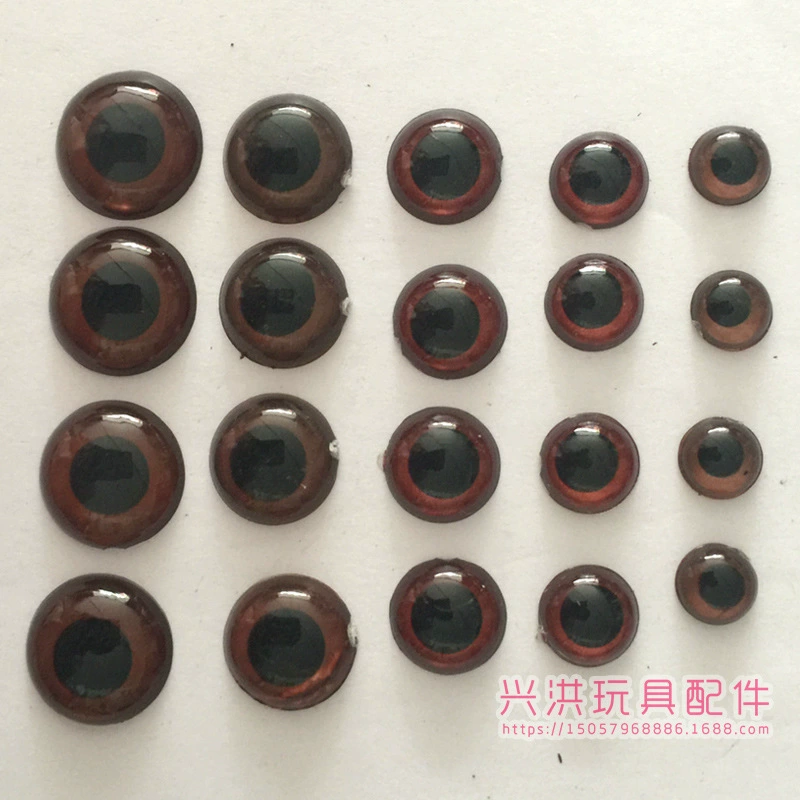 10 мм плоские карие глаза Плюшевые игрушки глаза аксессуары игрушки глаза кристалл глаза клей Горячая Распродажа