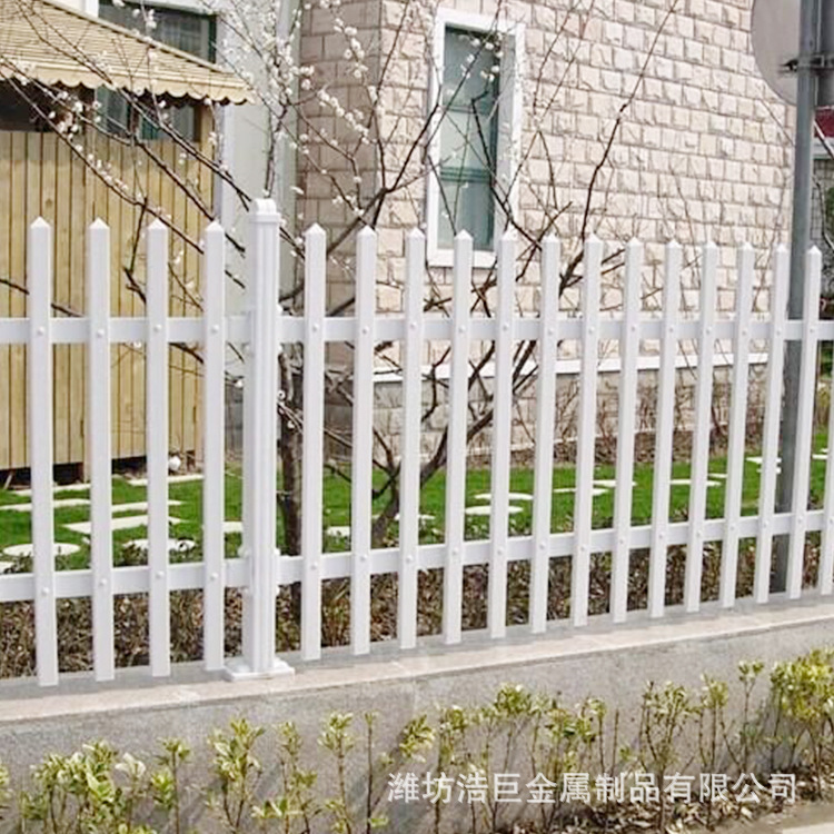 pvc护栏厂家生产 绿化带草坪护栏 花坛市政园林公园pvc草坪护栏