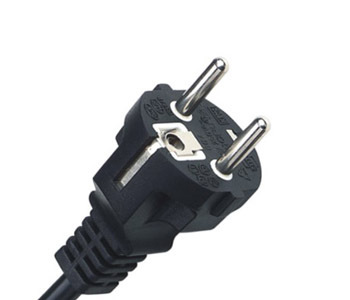 浙江锦婷生产KC橡胶线系列韩国16A插头电源线两线三线韩规插头