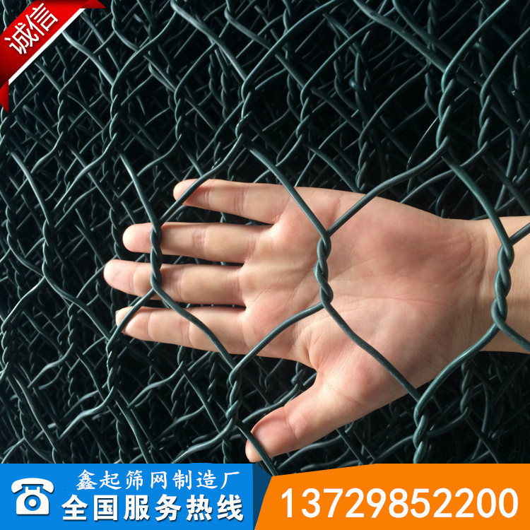 抗腐蚀绿色包胶热镀锌石笼网厂家直销水利工程铁丝网耐生锈高品质