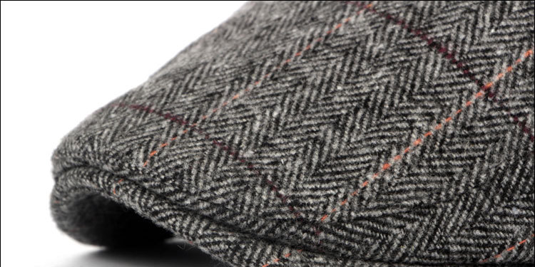 Ανδρικό καπέλο φθινοπώρου και χειμώνα 2024, με γούνα και γλώσσα πάπιας προς τα εμπρός, κλασικό μάλλινο μπερέ βρετανικού στιλ_voghion.com