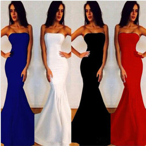 European and American sexy trailing night party bandage dress