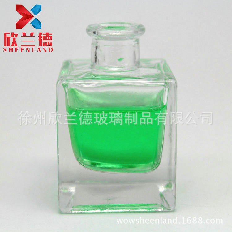香薰瓶  50ML玻璃香水瓶、四方香薰玻璃瓶