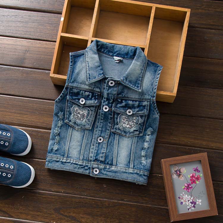 Gilet fille en toile - Ref 2071629 Image 5