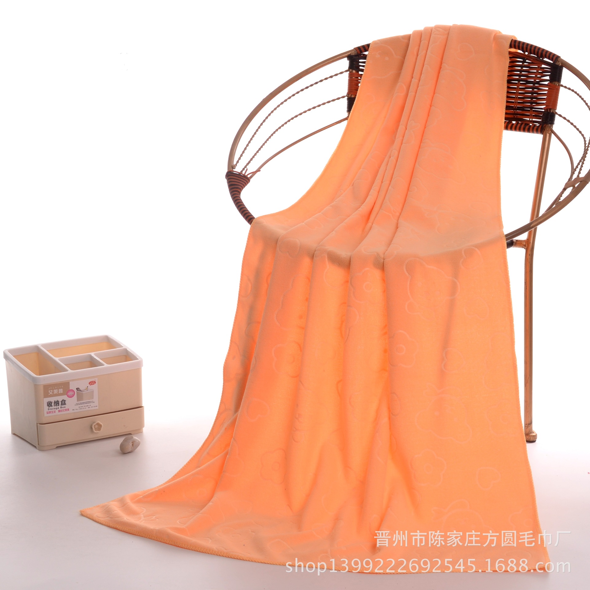 超細纖維壓花毛巾浴巾童巾