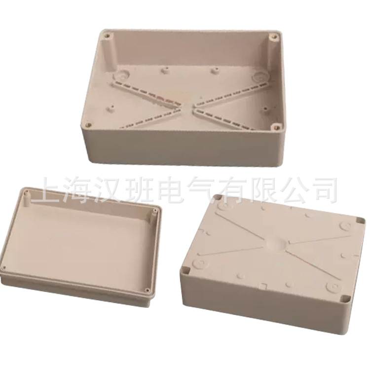 157*117*74mm塑料电气盒外壳线路板防水接线盒按钮开关控制电机盒