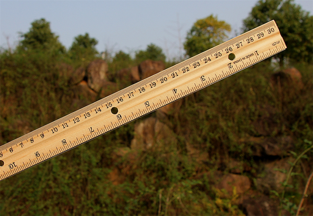 木头尺子 30cm松尺子木制 可印字印LOGO 平面直尺 工厂生产款-阿里巴巴