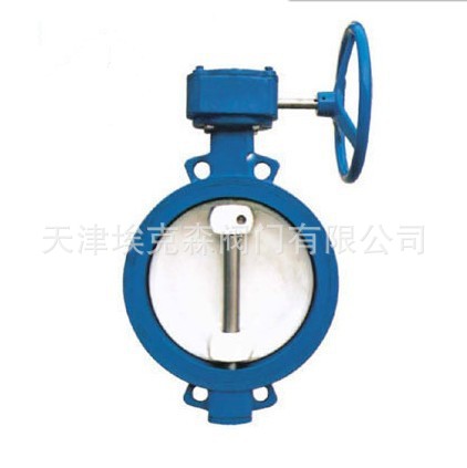 供应天津阀门 WBGX单偏心涡轮蝶阀(球墨)