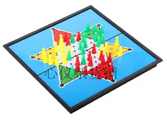 Магнитная складная китайская шестигранная мелкая стратегическая игра, умная игрушка