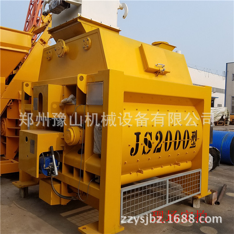 供应HZS120混凝土搅拌站 JS2000搅拌机 出口型片装水泥仓价格