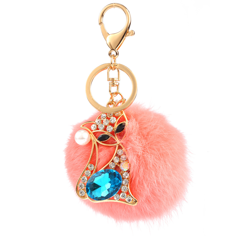 Key ring (1-ka-1-8 cm rabbit hair)NHMM1957-1-ka-1-8 cm rabbit hair