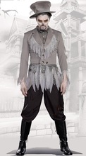 欧美游戏制服万圣节派对角色扮演恶魔男吸血鬼服装外贸出口