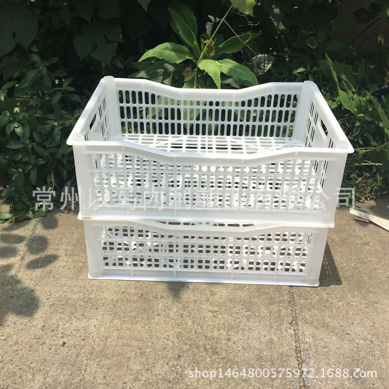 长方形水果白筐凹口葡萄塑料周转筐小号一次性葡萄筐水果筐斜口筐