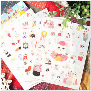 Jetoy sweet deco sticker �ɐ�؈��PVC �֎��b��N�� 4����
