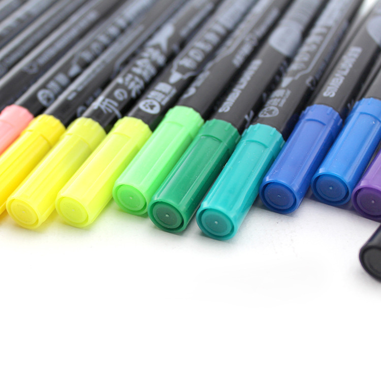 雄狮布画笔 布绘笔画衣服水洗不掉色 布艺笔 纺织颜料笔衣料T恤笔