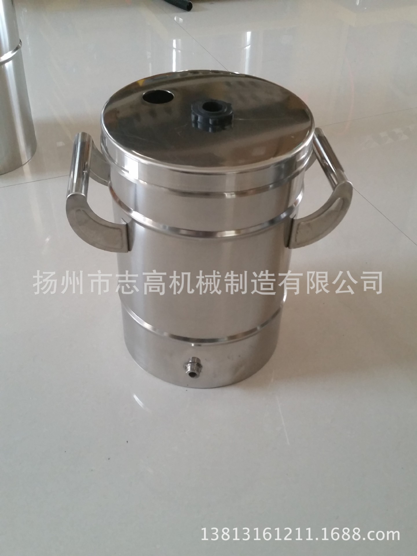 润凌牌 涂装实验流化桶 Φ200×H300不锈钢实验粉桶  粉末流化