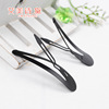 Environmental protection thickened lacquered hair clip Black sub -light paint with high elastic hair clip wholesale one card installation price