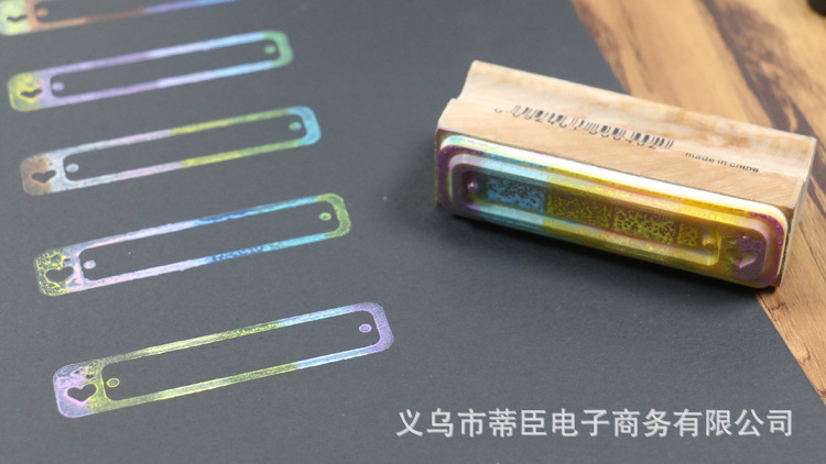 彩虹印泥