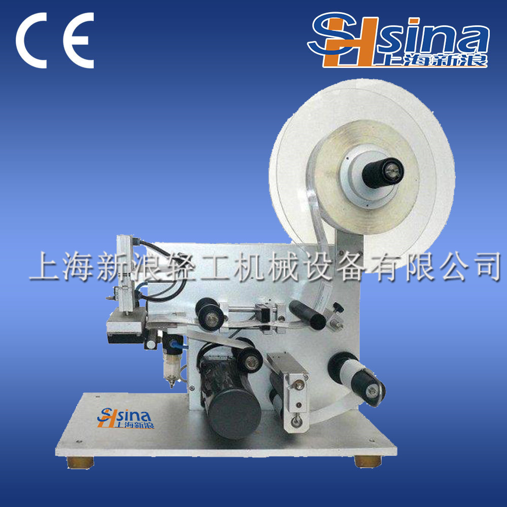 PLC控制式半自动平面贴标机 打码贴标机价格