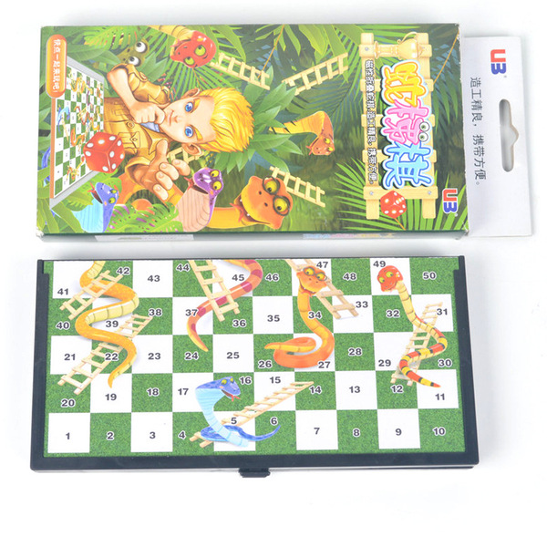 small plastic folding magnetic puzzle game