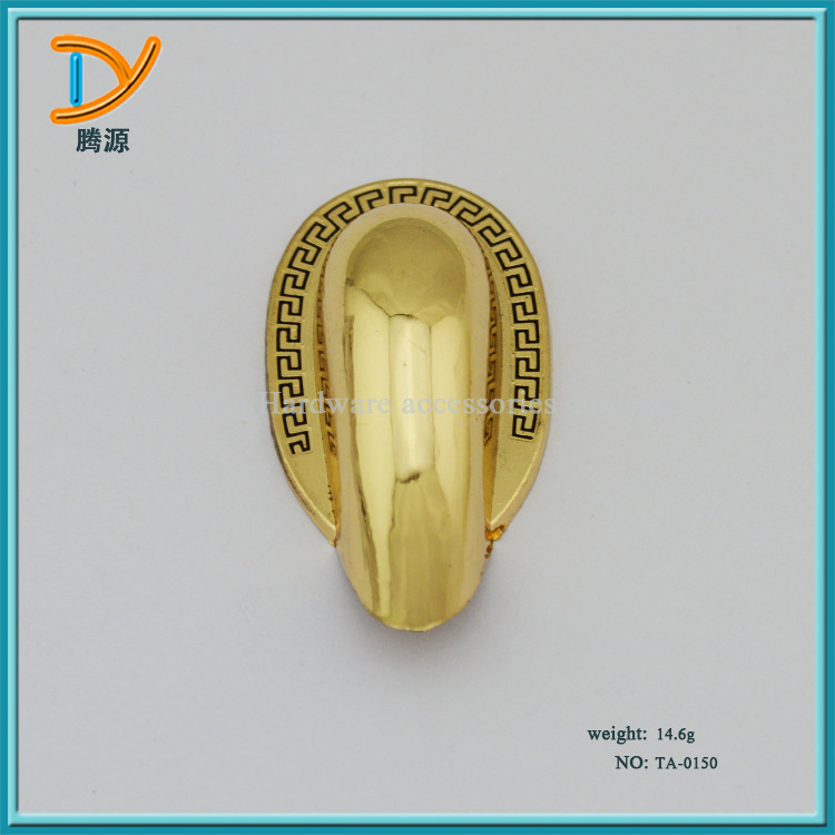 厂家直销中高档手袋箱包五金配件 手挽装饰扣夹扣 肩带扣10件起批