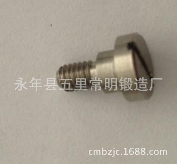 厂家直销  开槽圆柱头台阶螺丝、 定位螺钉、平头轴位螺钉 GB830