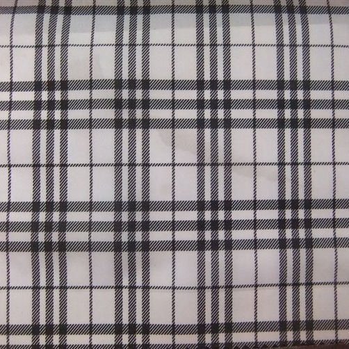 厂家直销 格子印花色丁布 服装面料 防水缎布料 礼盒包装内衬