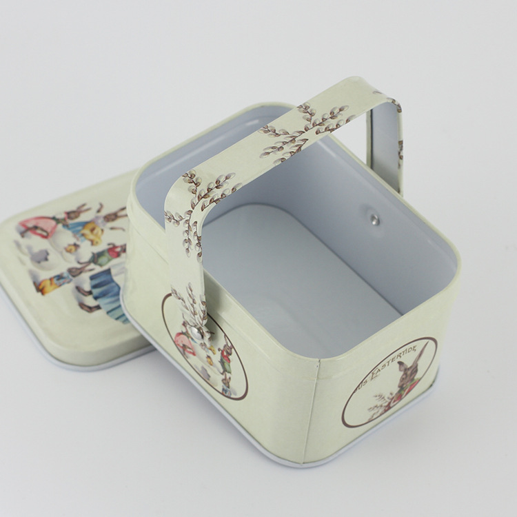 家居卡通饼干零食收纳盒 马口铁礼物盒 方形收纳盒 厂家直销