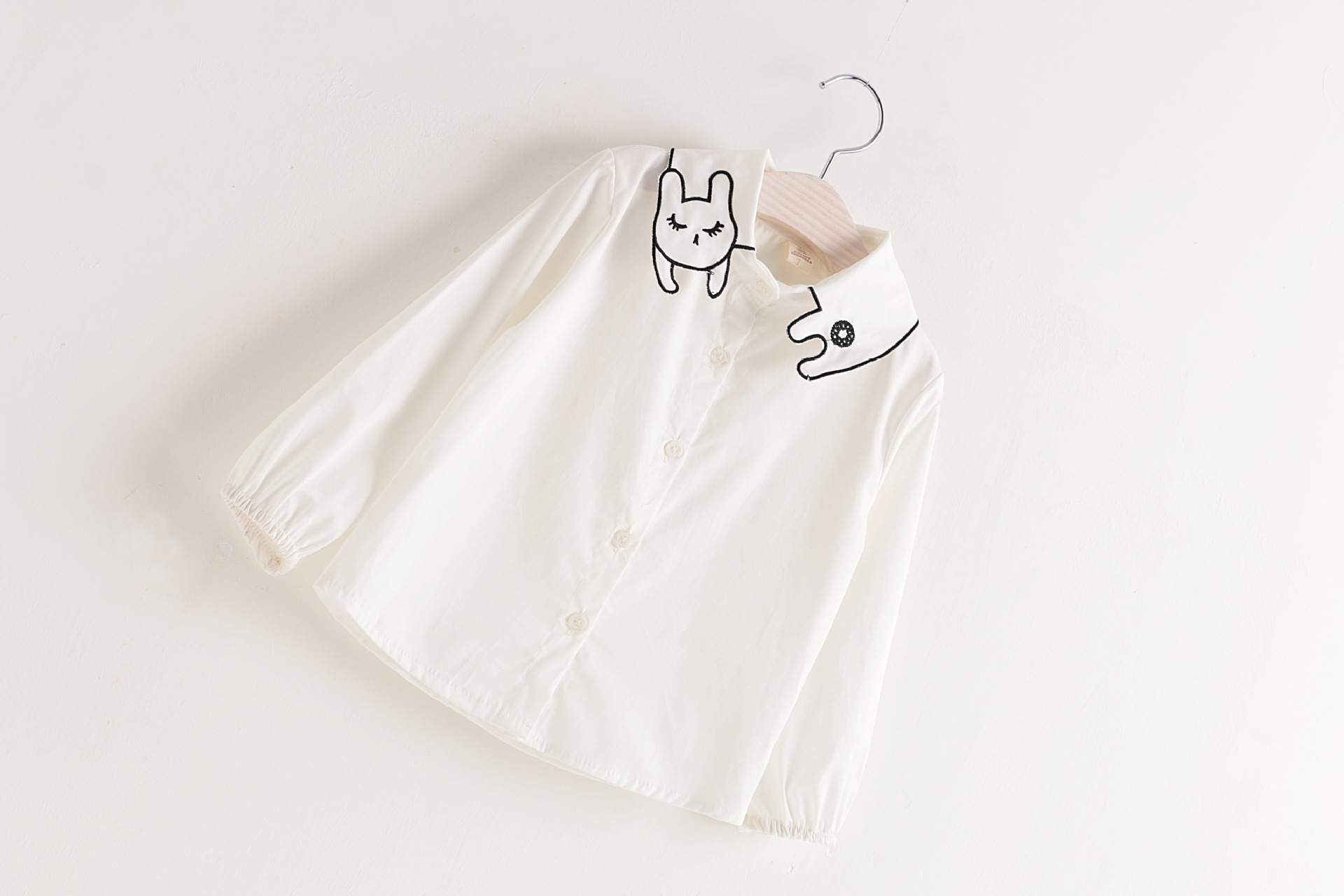 Chemise fille à manche longue - Ref 2085946 Image 7