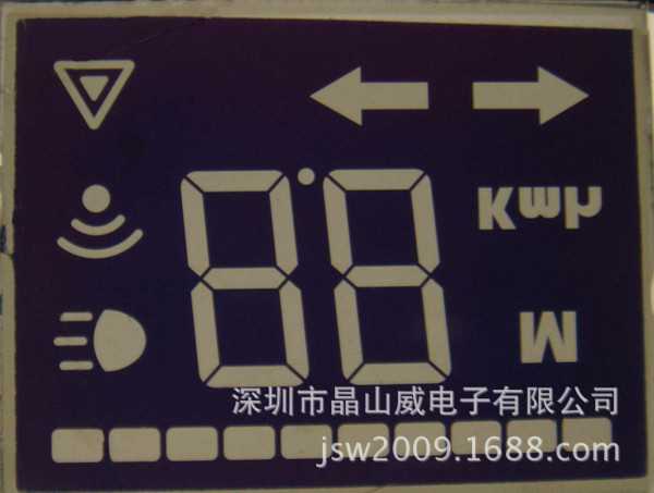 Fitness bicycle speedometer LCD display