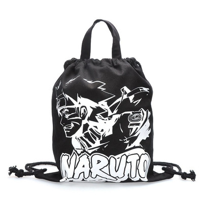 亚马逊爆款动漫帆布袋购物袋束口袋束口包火影海贼王进击巨人|ms