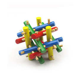 木制玩具孔明锁 成人智力休闲玩具 十二姐妹智力玩具