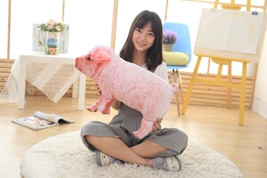 创意仿真小母猪猪毛绒玩具猪公仔创意猪肉老母猪抱枕猪年吉祥物