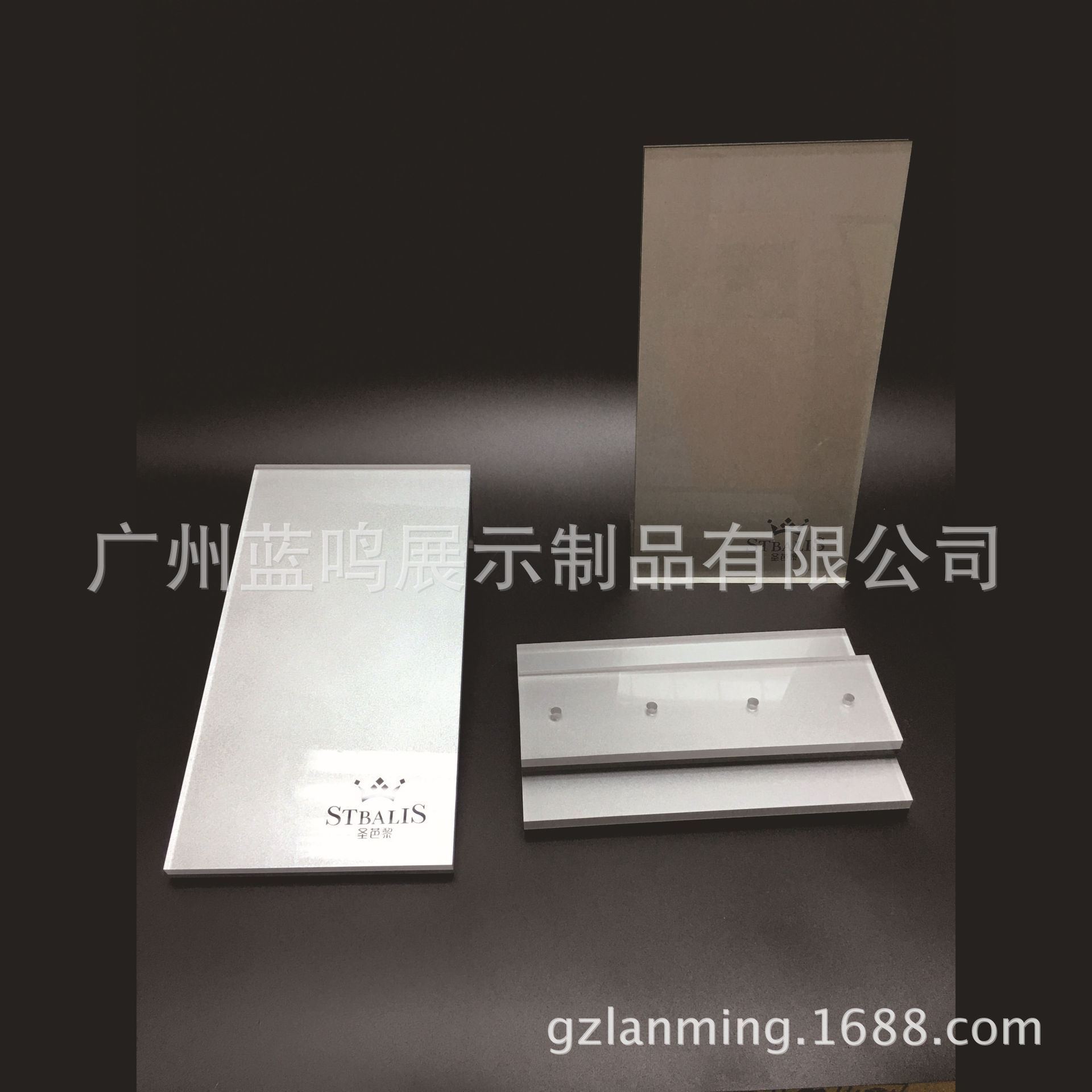 亚克力饰品项链陈列道具 有机玻璃珠宝首饰展示托盘 耳环陈列架