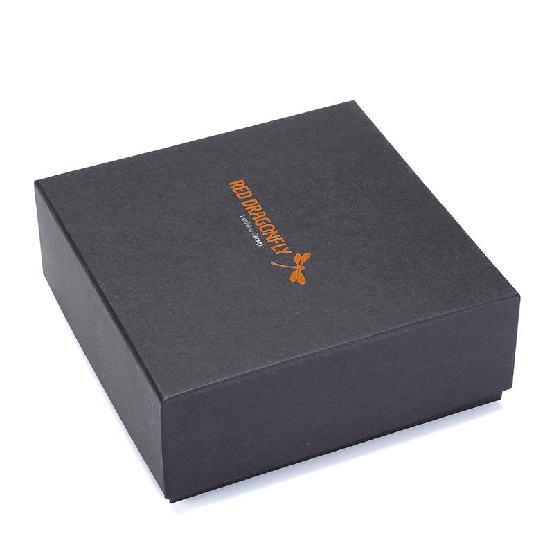 厂家直销黑色品牌礼品盒天地盖通用包装盒盖到底纸盒免费烫印LOGO