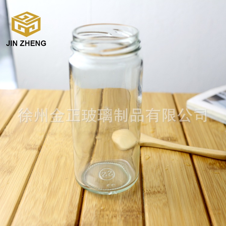 厂家供应蜂蜜厂专用220ml细长密封无铅蜂蜜花茶包装罐