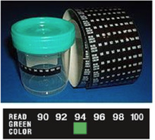 供尿杯溫度計90ml尿杯檢測測溫計液晶尿杯貼溫度計尿液檢測溫度貼