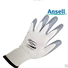Ansell/安思尔11-800 劳保手套丁腈涂层/防滑涂胶耐磨用工作手套