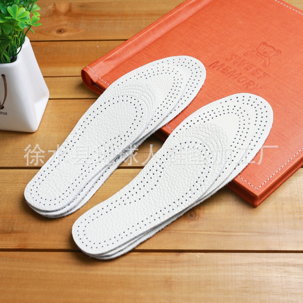 Top layer leather Deodorant Deodorization Insole man winter motion Insole genuine leather latex Insole direct deal
