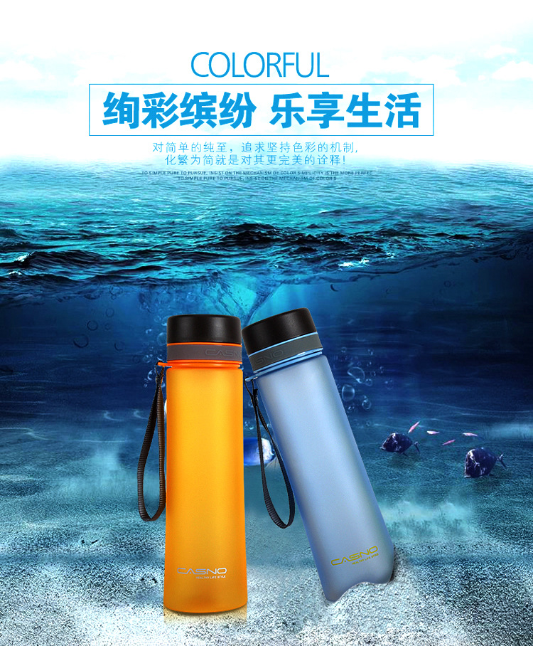 Casino 1000ml large capacity space Cup portable water cup plastic sports cup students outdoor water kettle1