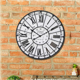 Cross -Bordder Product Retro Iron Art Wanging Clock Clock Amazon часы большого размера настенные часы часы