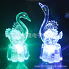 Colorful flashing swan, night light, toy, wholesale