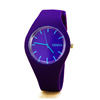 Ultra thin silica gel watch for leisure, wholesale