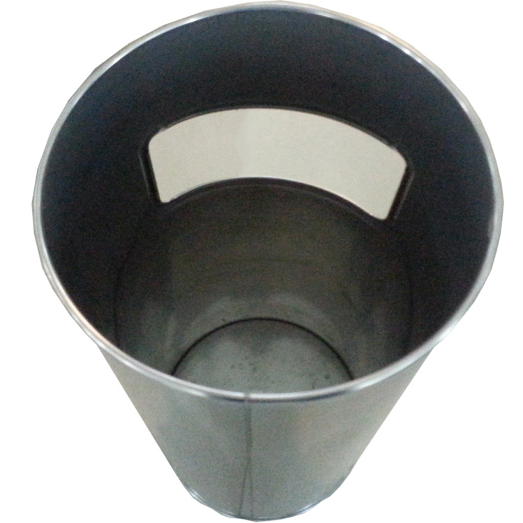 Factory direct sales of stainless steel luxury fruit peel buckets, hotel, shopping mall, corridor trash cans, high-end sanitary ware detail image 11